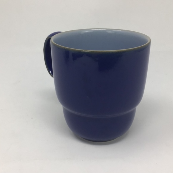 Denby Everyday Stackable Blue Coffee Mugs - Picture 5 of 10